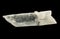 Clear gypsum mineral crystal