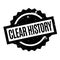 Clear History rubber stamp