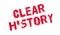 Clear History rubber stamp