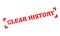 Clear History rubber stamp