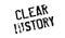 Clear History rubber stamp