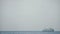 Clear Landscape with Passanger Ship At MArina Beach Semarang
