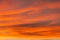Clear Orange Sunset Sky. Gradient color, Sky texture