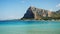 Clear Paradisiac sea San Vito Lo Capo Sicily Italy