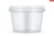 Clear Plastic container for food