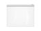 Clear plastic envelope folder bag with zip lock  vector mockup. Transparent file or badge holder  zipper document case - mock-up