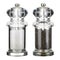 Clear plastic salt pepper mill grinders