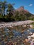 Clear Rockey Creek with Mountain Peak