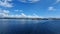 Clear Sky and Blue Sea off Tagbilaran City, Bohol in the Philippines