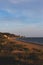 Clear sky and empty beach in Marbella