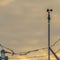 Clear Square Chain link fence with barbed wire securing a Power Plant in Utah Valley