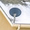 Clear Square Exterior view of a home with a small satellite dish at the corner of the roof