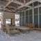 Clear Square Snow covered patio of a clubhouse in Daybreak Utah