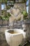 Clear stone fountain in Dubrovnik, formerly Ragusa, city located on the Dalmatian coast, Croatia