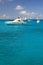 Clear torquoise water, yachts and boats