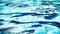 Clear water surface. Blue wave texture, pool water background. Abstract summer sea pattern.