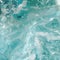 Clear Water Swirls Texture Background in White and Turquoise Colors, Sea Waves Flow Pattern