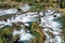 Clear waters of CaÃ±ete river in Huancaya village, Peru