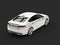 Clear white Ford Mondeo 2015 - 2018 model - back view