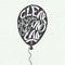 Clear your mind of can\'t in balloon on vintage background