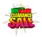 Clearance sale