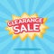 Clearance sale tag, product discount banners, online shopping promotion banners.