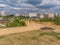 Cleared land for construction site on the outskirts of Zelenograd in Moscow, Russia