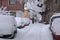 Clearing Snow from Car Roof