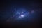 clearly milky way galaxy with stars and space dust in the universe