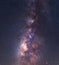 Clearly milky way over the mountain, Thailand