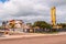 Clearwater Beach, Florida, USA 11/6/19 The construction site of an old hotel being demolished