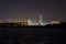 Clearwater bridge at night