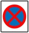 Clearway sign. Vector illustration