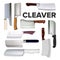 Cleaver Large Meat Knife Collection Set Vector