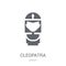 Cleopatra icon. Trendy Cleopatra logo concept on white background from Desert collection