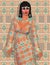 Cleopatra, a modern Egyptian digital art version.