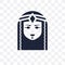 Cleopatra transparent icon. Cleopatra symbol design from Desert