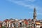 Clerigos Church Tower and Houses in Porto