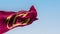 Cleveland Cavaliers flag waving on a clear day