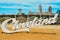 Cleveland sign and skyline