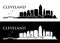 Cleveland skyline - Ohio - vector illustration