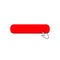 Click blank red button with hand pointer clicking icon.