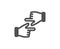 Click hands icon. One finger palm sign. Vector