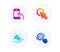 Click here, Hold smartphone and Skin care icons set. Seo target sign. Push button, Phone call, Hand cream. Vector