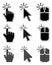 Click here mouse cursors set.