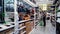 Clients choose different goods in modern hardware store