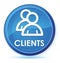 Clients (group icon) midnight blue prime round button