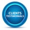 Clients Testimonials Eyeball Blue Round Button