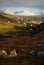 Clifden and Connemara Mountains view