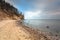 Cliff at Baltic sea in Gdynia Orlowo, Poland